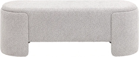 Банкетка Taks букле светло-серый Stool Group (арт.УТ000039117)