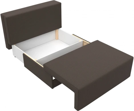 Диван прямой Лагуна (Коричневый/Рогожка) Лига Диванов арт.125931