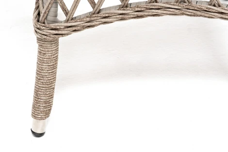 Обеденная группа плетеная, цвет бежевый 4SIS Эспрессо-80 L ECL2T1-3-SET beige