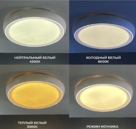 Потолочный светильник Seven Fires Санни 48019.50.90.77CL-RGB