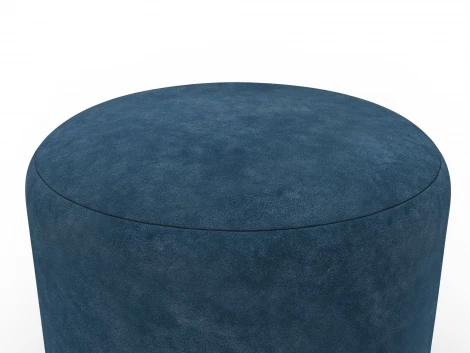 Пуф 002 (ДСП,Фанера/Дерево/Велюр/Синий) Лига Диванов 132493