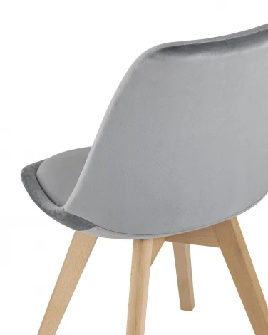 Стул Frankfurt  велюр, серый