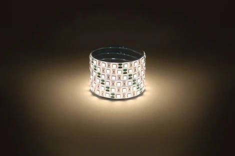 Комплект светодиодной ленты 12V 5м белый теплый ЭРА 5050kit-14,4-60-12-IP65-2700-5m