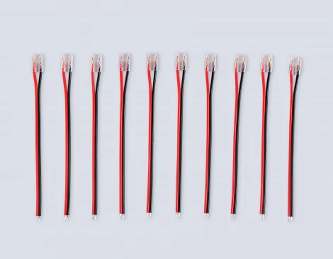 Соединитель гибкий односторонний COB 12/24V для лент 8/10mm (2 конт.) (10шт) Ambrella Illumination GS7375