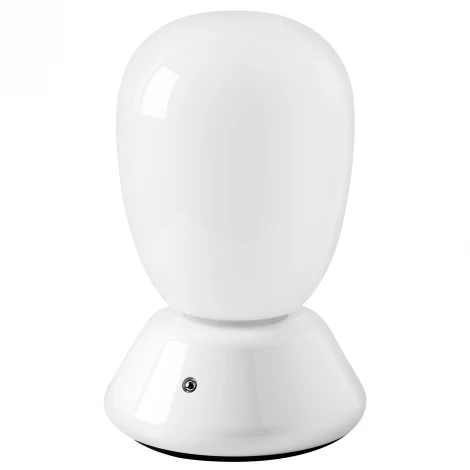 Настольная лампа диммируемая 10W 3000K матовый/белый Lightstar Uovo III 807916