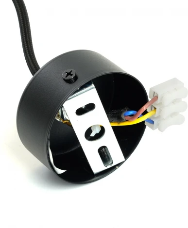 Подвесной светильник Feron ML1841 Barrel ECHO levitation MR16 48394 35W, GU10, чёрный, с антибликовой сеточкой (220V, на проводе, круглые)