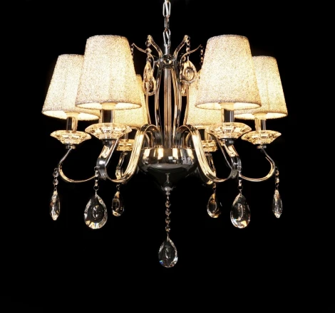 Подвесная люстра Lumina Deco Finezzia LDP 9267-6 CHR (220V, на цепи)