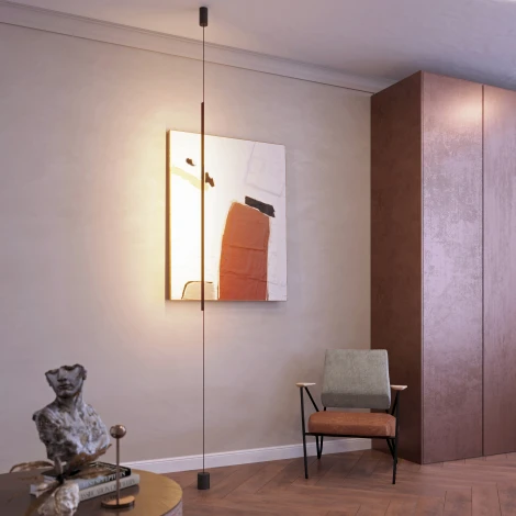 Напольно-потолочный разтяжной светильник LED SP-TABOO-FLOOR-S1300-14W Day4000 (BK, 90 deg, 230V) (Arlight, IP20 Металл) 035322