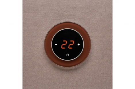 Терморегулятор AURA RONDA 8017 BROWN DARK (ТЕМНЫЙ КОРИЧНЕВЫЙ)