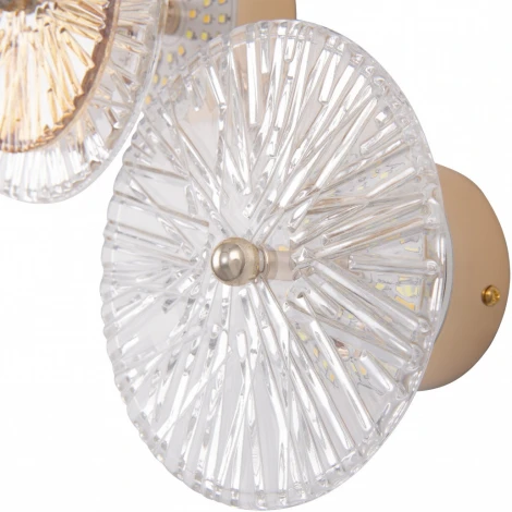 Бра светодиодное Arte Milano AM-1252B 7.1252B.D250.H800.LED G (220V, круглые)