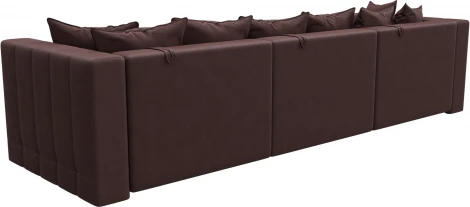 Диван прямой Лига-052 НПБ Лонг Лига Диванов (Замша) арт.128792