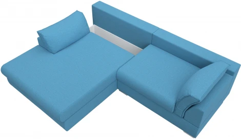 Диван угловой Пекин угол левый Лига Диванов (Рогожка) арт.123514L