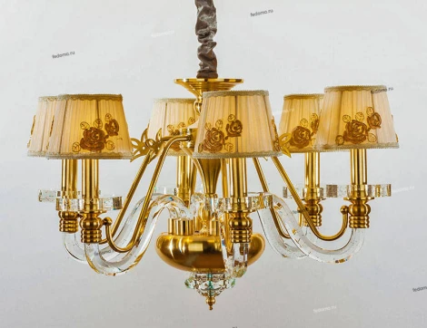 Подвесная люстра IDLamp Domenica 402/6-LEDOldbronze
