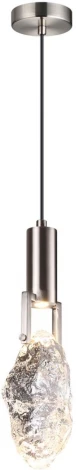 Подвесной светильник Odeon Light Lia 6696/5L MIDCENT матовый никель/металл/стекло IP20 LED 5W 3000K (220V, на проводе)