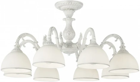 Потолочная люстра на штанге Arte Milano AM346410 346410/8 WT+SL (220V)