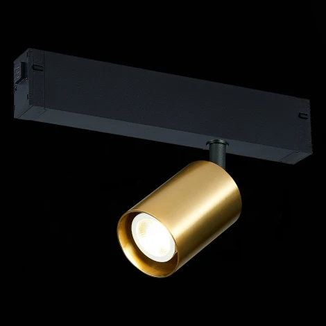 Трековый светильник однофазный ST Luce Skyline 220 ST505.206.01 Золотистый GU10 1*50W 220V (круглые)