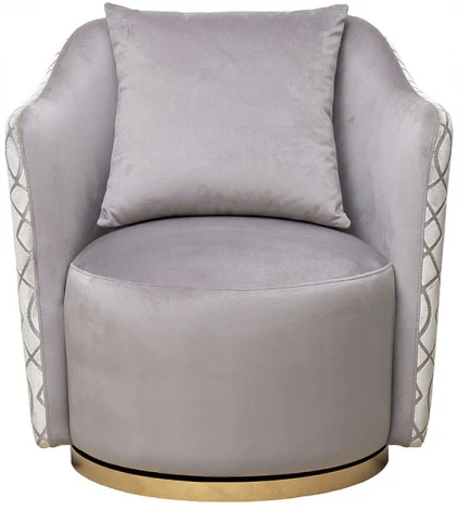 Кресло Garda Decor VERONA-Colt032+Melody (Серый)