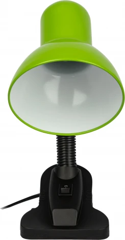 Офисная настольная лампа на прищепке ЭРА N-212-Е27-40W-GR (220V, выключатель)