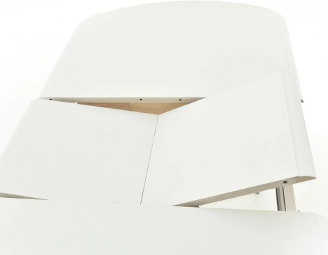 Стол Прага, Эмаль белая, Аврора