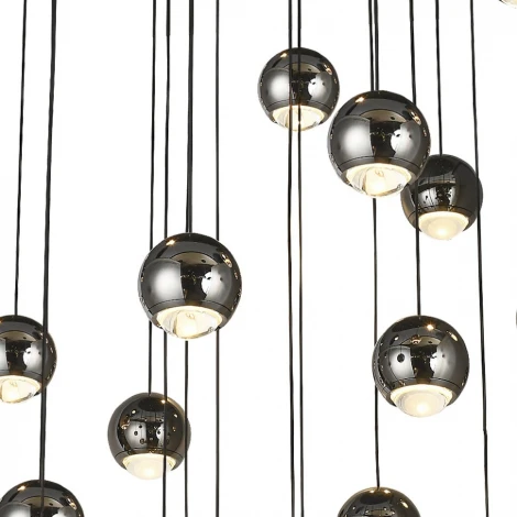 Потолочная люстра Lumien Hall Danay LH8027/24P-BK-PBK