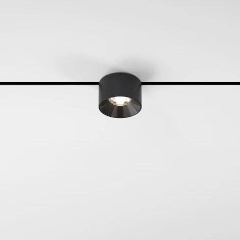 Трековый светильник магнитный Elektrostandard Mini Magnetic 85160/01 5W 3000K (черный) (LED, 24V, круглые)