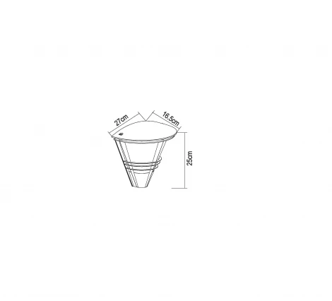Настенный светильник уличный Globo Salla 32093A (220V, IP44)