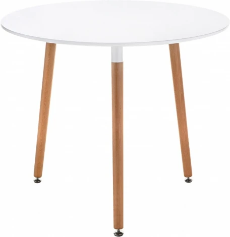 Стол кухонный Woodville Дилай 80 white / dark gray