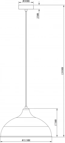 Подвесной светильник Moderli Sega V2760-1P