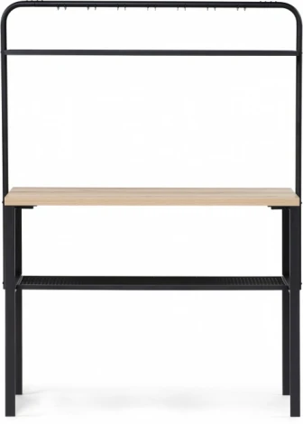 Барный стол Woodville Нари 120х50х171 делано / черный матовый арт.607977