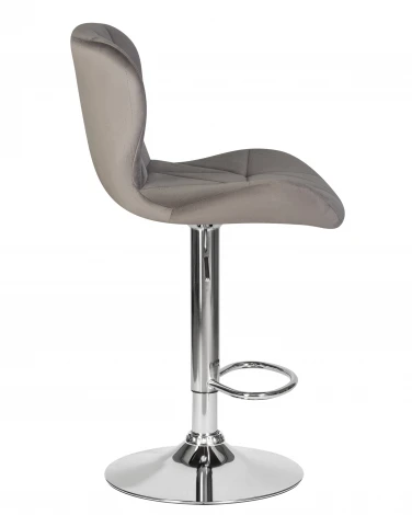 Стул барный BARNY (серый велюр (MJ9-75))