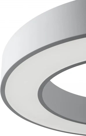 Подвесной светильник светодиодный ЭРА SPO-134-W-40K-056 (220V, на тросе, кольцо, IP40)