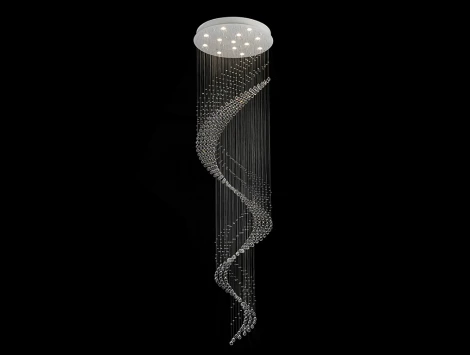 Потолочная каскадная люстра Newport Verona 8213/300 mat.white