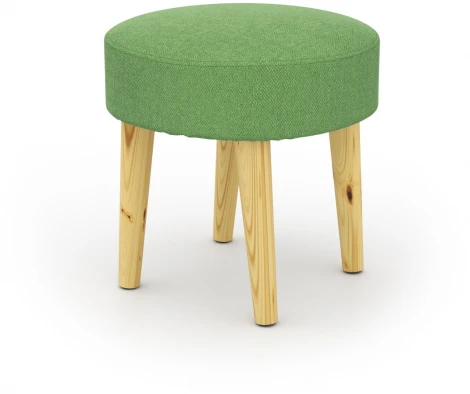 Пуф Arsko Сканди 2 зеленая рогожка