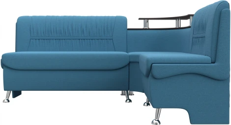 Диван кухонный угловой Сидней правый угол (Голубой/Рогожка) Лига Диванов арт.125904