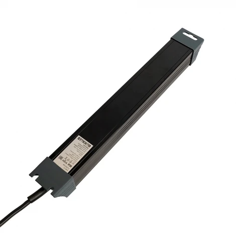 Сетевой фильтр 4-х местный с заземлением 1,8м. (черный) Stekker Techno 50156