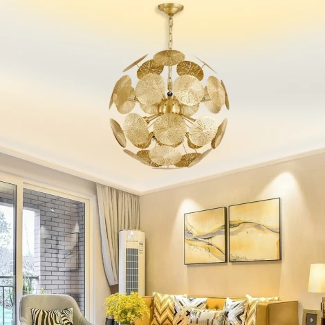 Подвесная люстра Inca Ball D48 ImperiumLoft Inca-Ball01 (203837-26) (220V, на цепи)