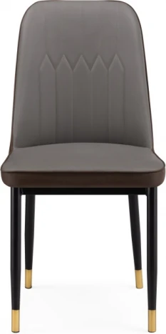 Стул на металлокаркасе Woodville Flor gray / brown / black