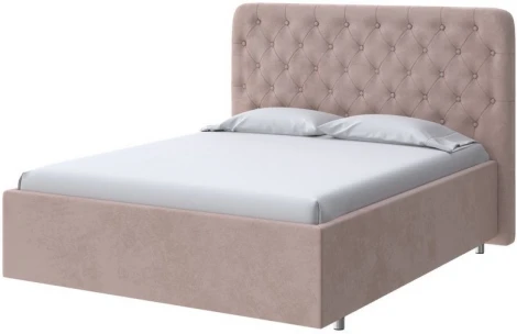 PROxSON Кровать Classic Large (Ткань: Велюр Teddy Шоколадный бисквит) 80x200