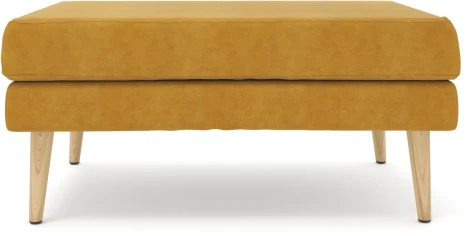 Банкетка Arsko Корс 1 горчичный велюр