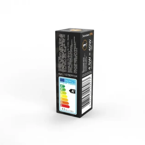 Лампочка светодиодная капсульная прозрачная колба G9 4 Вт 380 lm 3000K теплое белое свечение Gauss 107809104