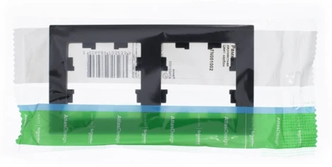 Рамка на 2 поста (карбон) Systeme Electric AtlasDesign ATN001002