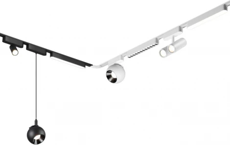 Трековый светильник для низковольтного шинопровода Novotech Smal 359098 SHINO IP20 LED 4000K 12W 48V 960Лм (шар)