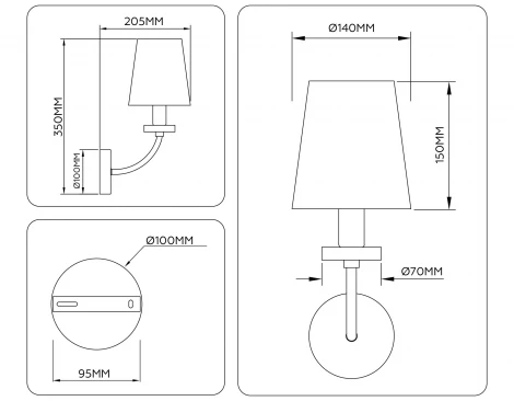 Бра Ambrella High Light LH75359