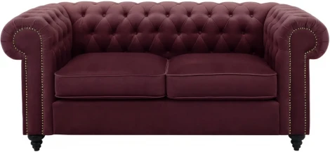 Диван Chester Classic ОГОГО (арт.665423), (Ткань/Бордовый)
