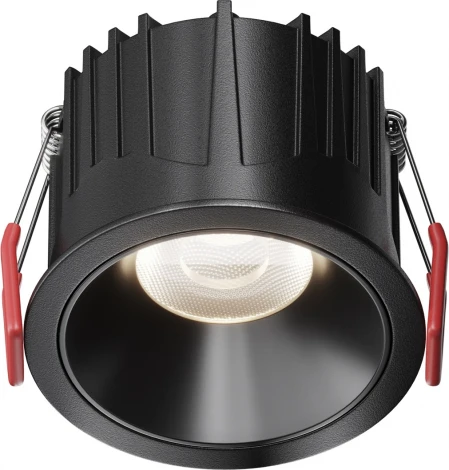 Встраиваемый светильник Maytoni Alfa LED DL043-01-15W4K-RD-B-1 (220V, круглые)