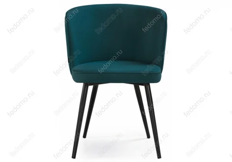 Стул Woodville на металлокаркасе Фрибур velutto 20 / черный 462402