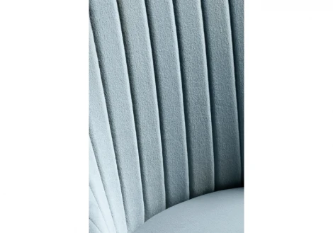 Стул Woodville на металлокаркасе Kora light blue / white 15095