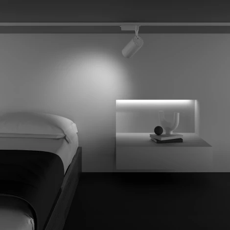 Трековый светильник Vuoro Unity 3000K 36Вт 60° LED (однофазный) Maytoni Technical TR003-1-36W3K-W-W (220V, круглые)