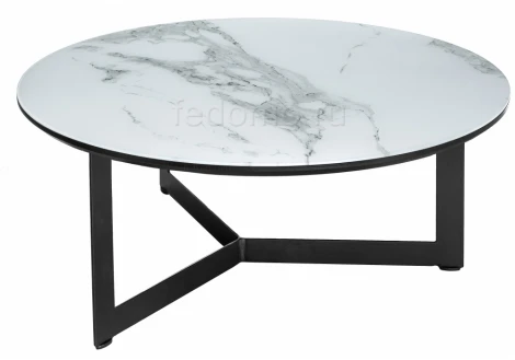 Журнальный столик Woodville Роб D-700 белый мрамор 462373