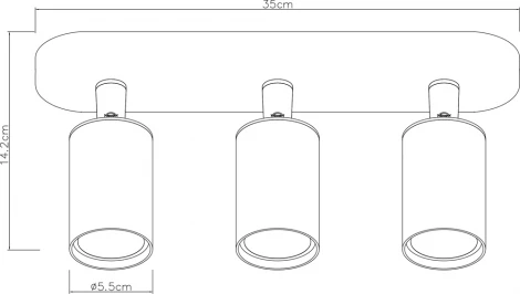 Спот Aquarius A3226PL-3BK Arte Lamp
